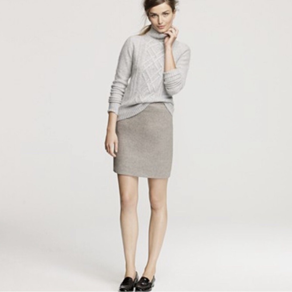 J. Crew Mercantile Double Serge Wool Classic
Lined Pencil Skirt